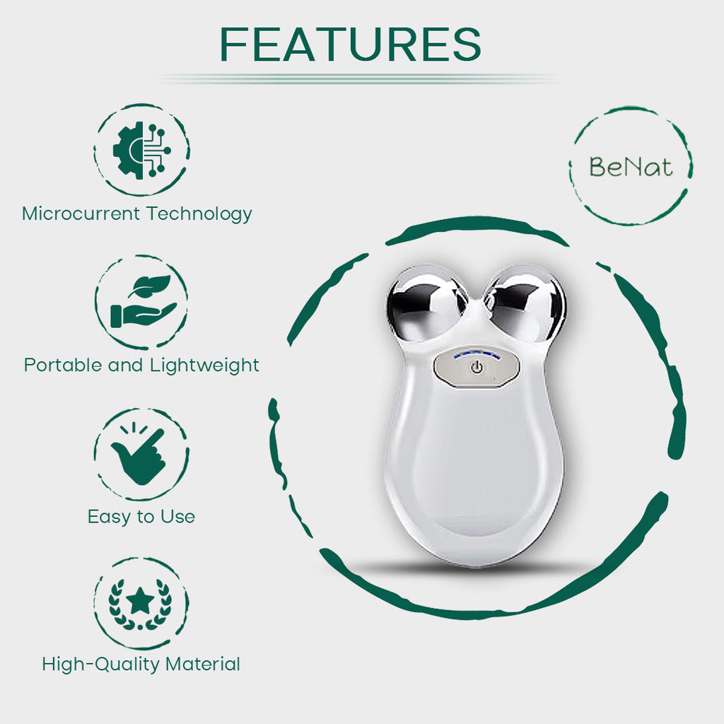 Lift, Sculpt & Glow Toolkit -Set of 3 LED Therapy, Electric Gua Sha & Microcurrent Toning Device for Radiant Skin