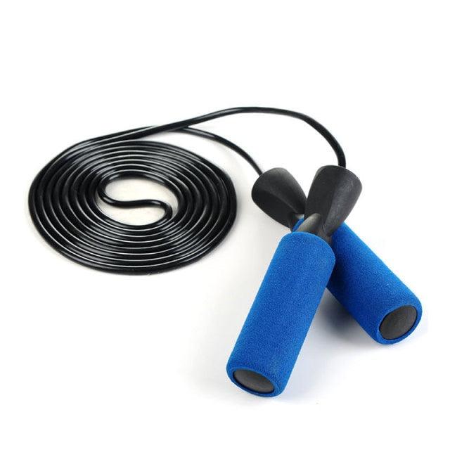 Soft Jump Rope with Memory Foam Handles – Adjustable for Men, Women & Kids