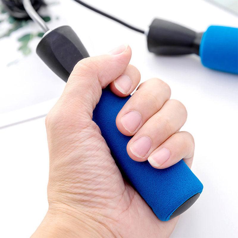 Soft Jump Rope with Memory Foam Handles – Adjustable for Men, Women & Kids